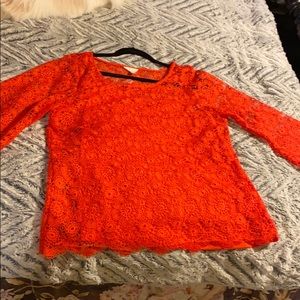 Lace Blouse w/ matching built in camisole